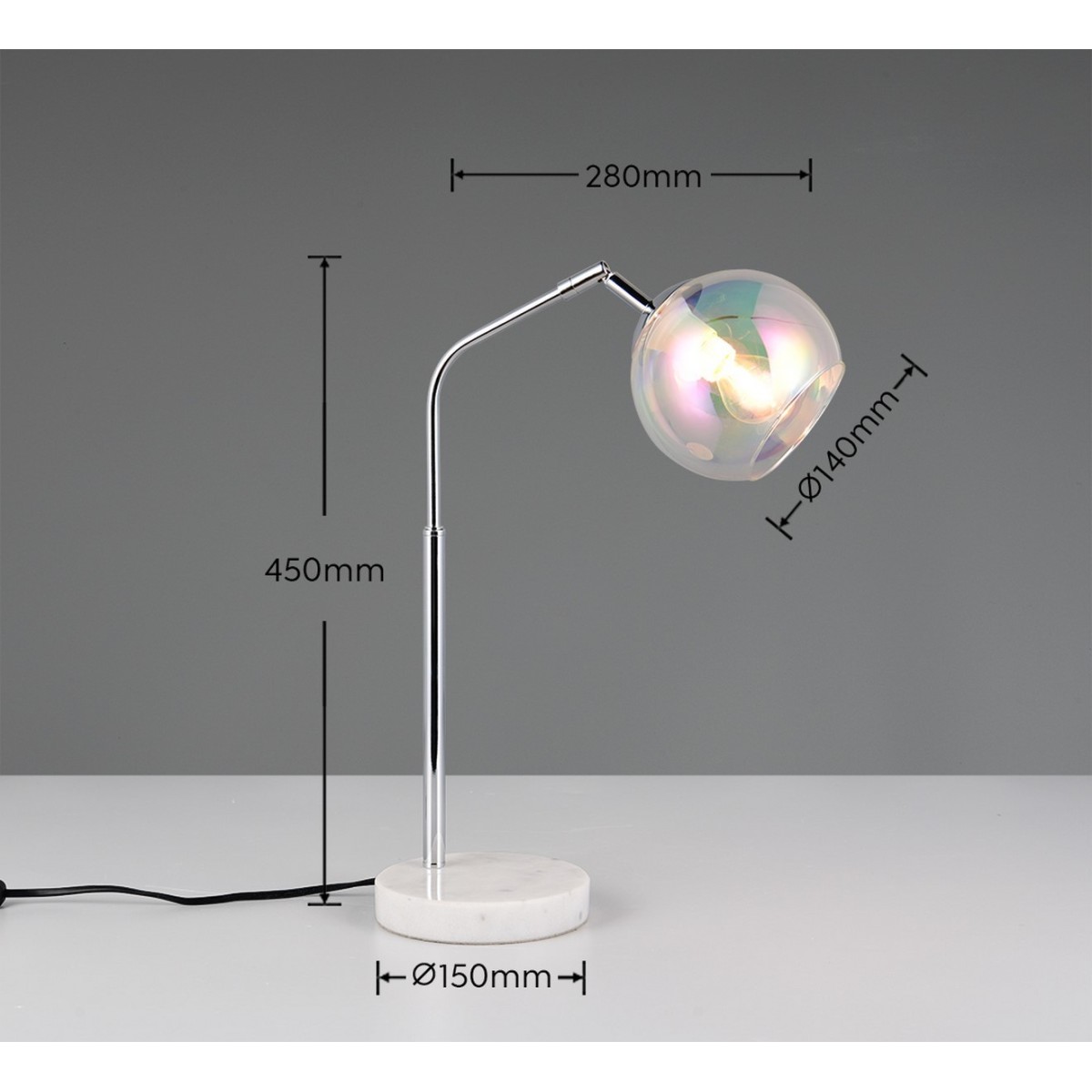 Lampa biurkowa - nocna Trio PAXTON 516900106