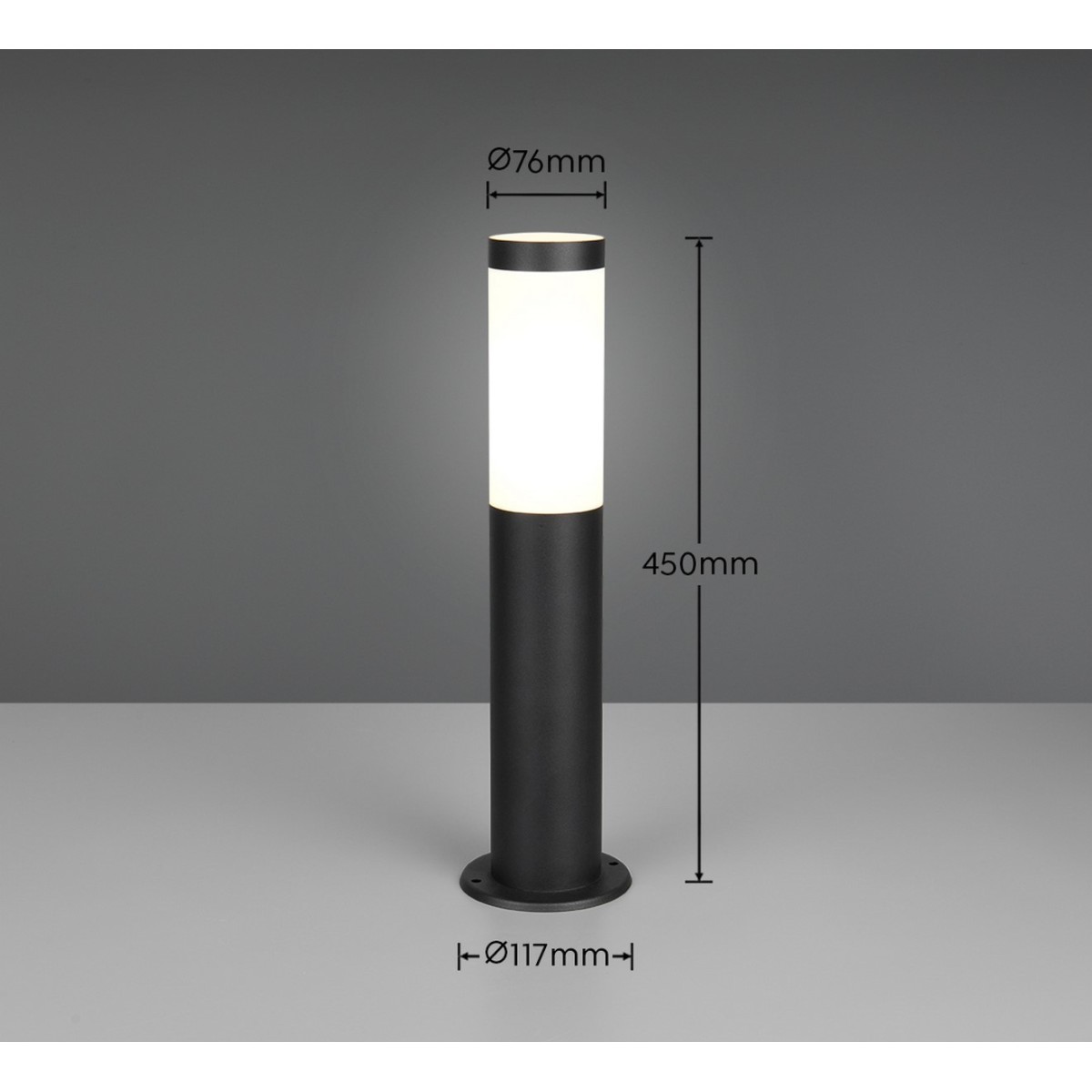 Lampa ogrodowa Trio TRIOTO 509760132