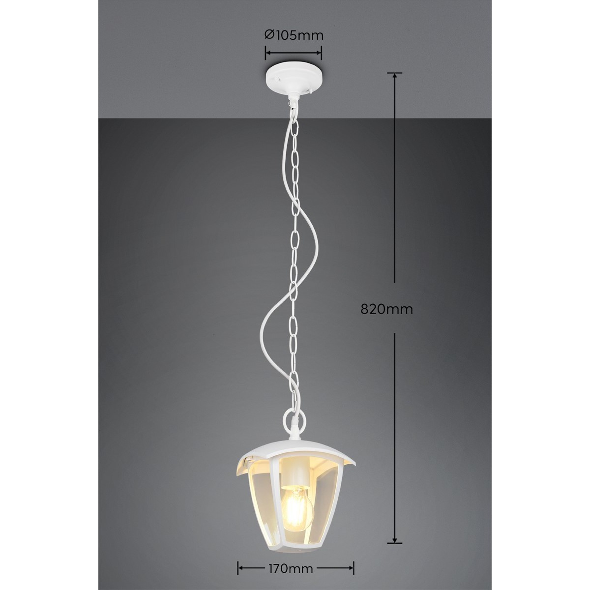 Lampa ogrodowa Trio VENTA 363260131