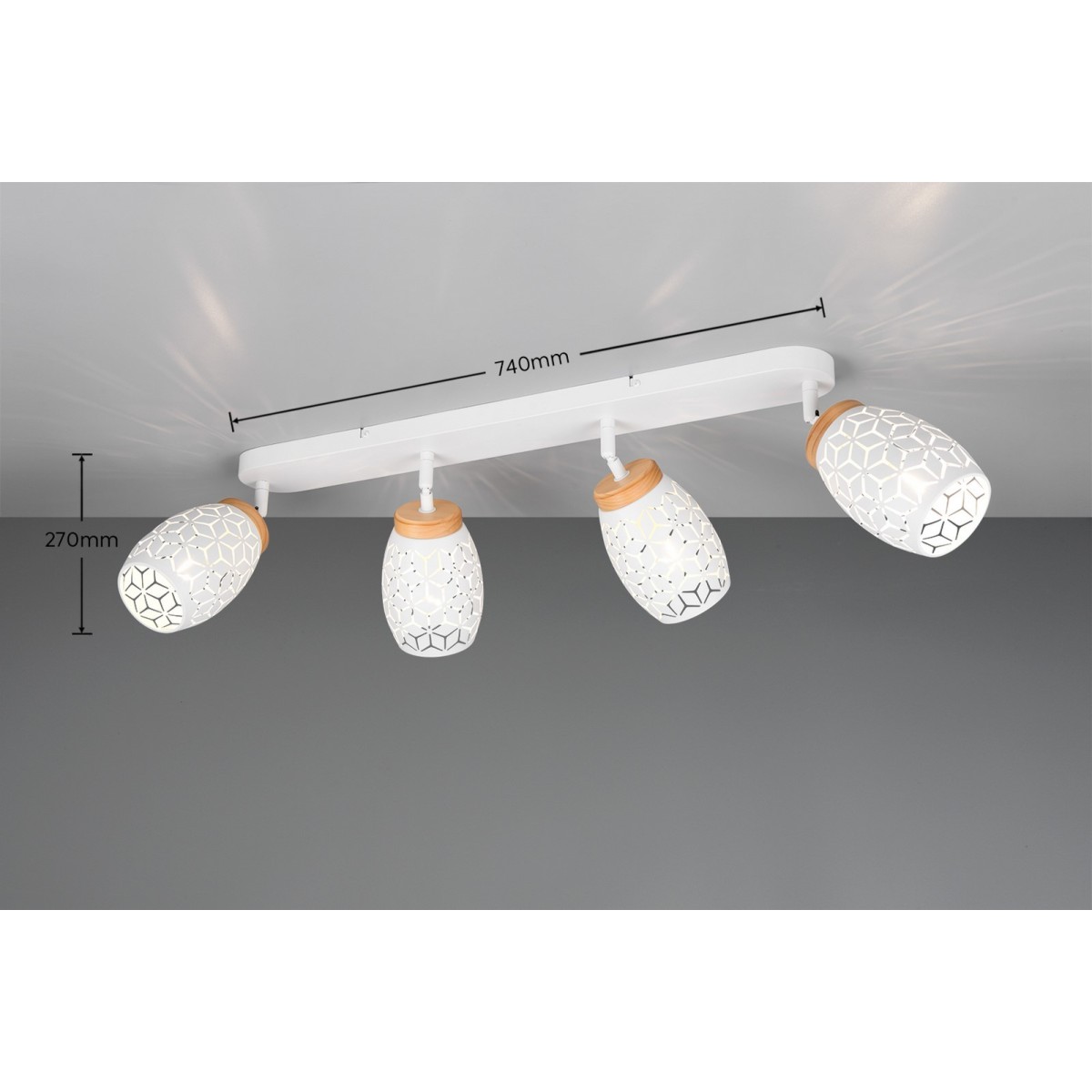 Nowoczesna lampa sufitowa RL BIDAR R81574031