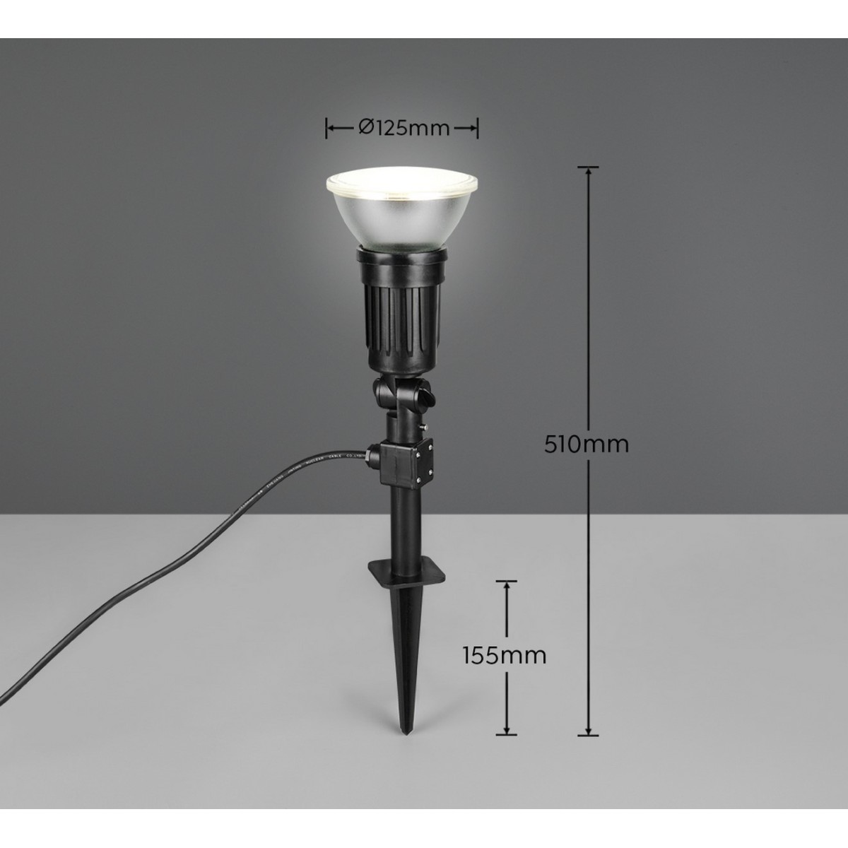 Nowoczesna lampa ogrodowa RL CACERES R86466102