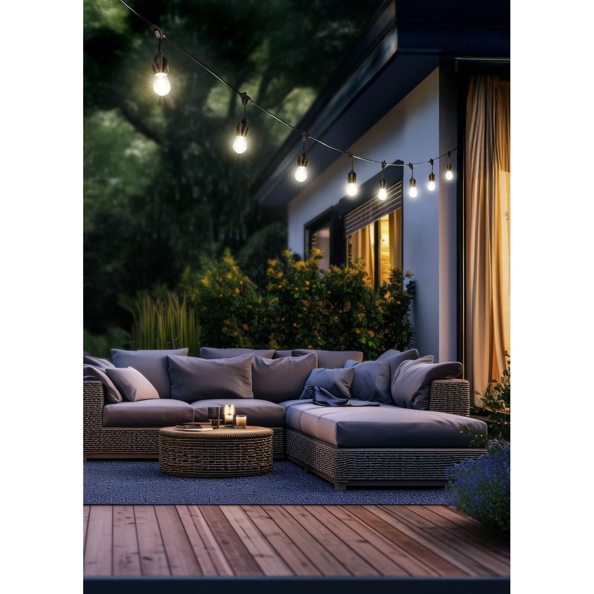 Nowoczesna lampa ogrodowa RL CHAIN R74771132