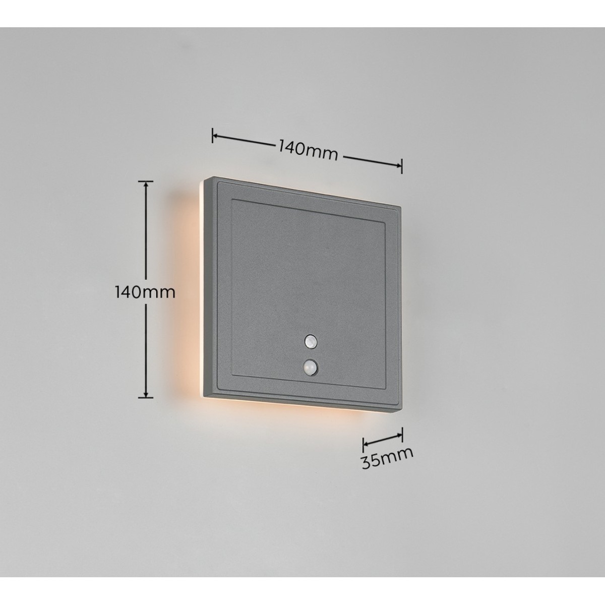 Nowoczesna lampa ogrodowa RL FORTALEZA - CZUJNIK RUCHU R23056242