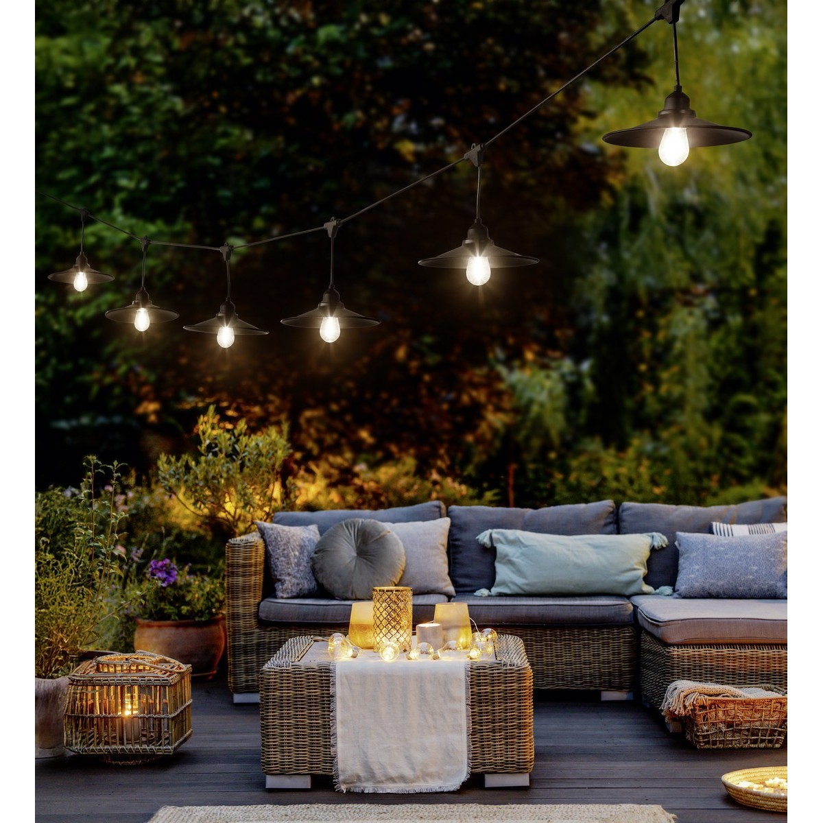 Nowoczesna lampa ogrodowa RL CHAIN R74771932