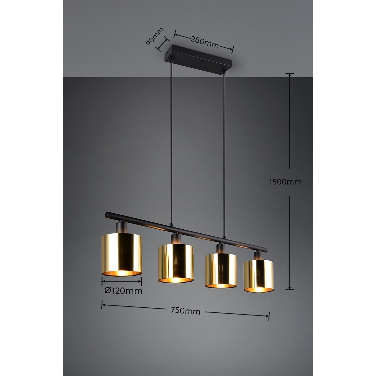 Nowoczesna lampa wisząca RL JASON R36304079