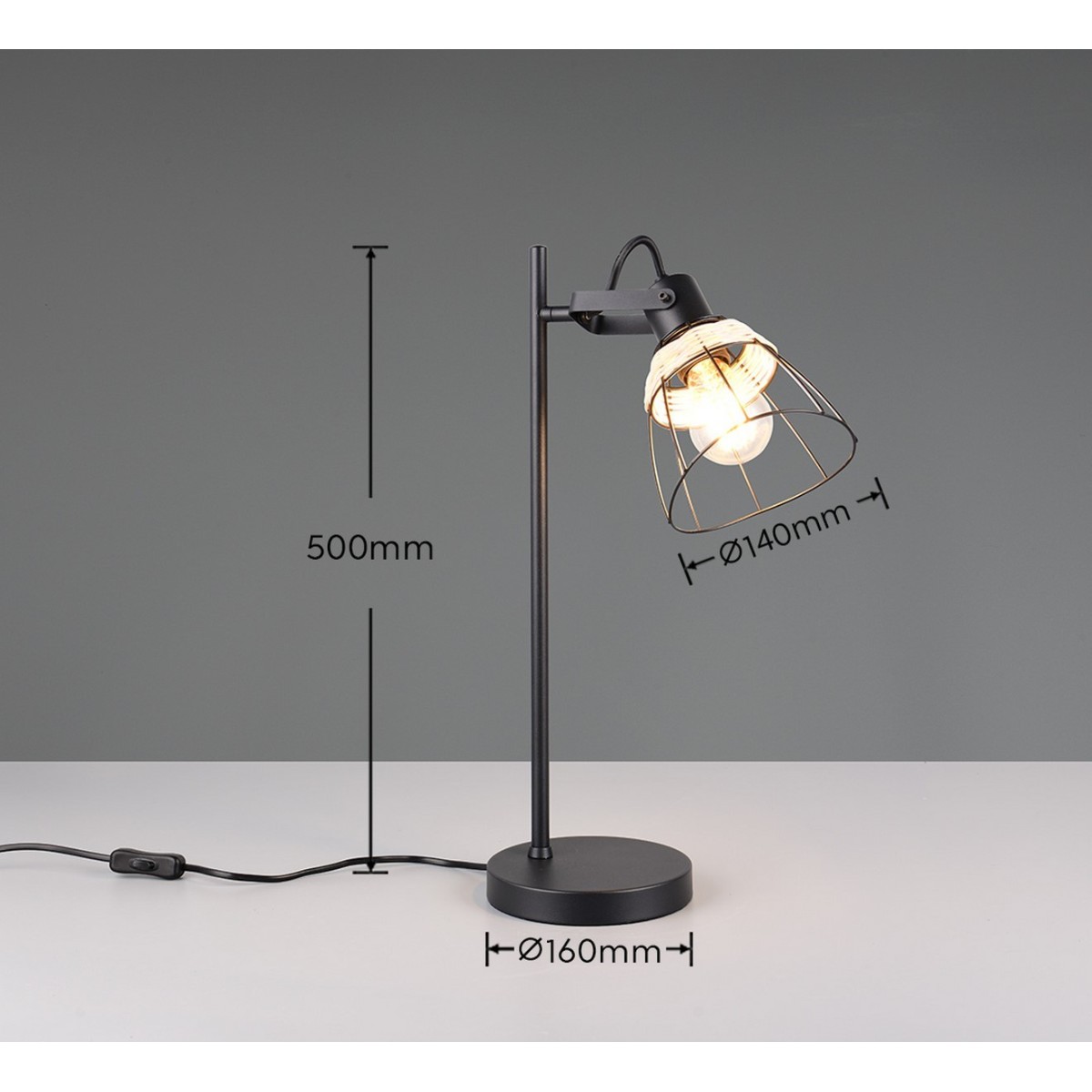 Piękna lampka nocna - biurkowa RL JEROME R56231032