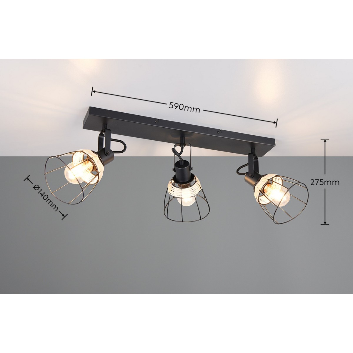 Nowoczesna lampa sufitowa RL JEROME R86233032