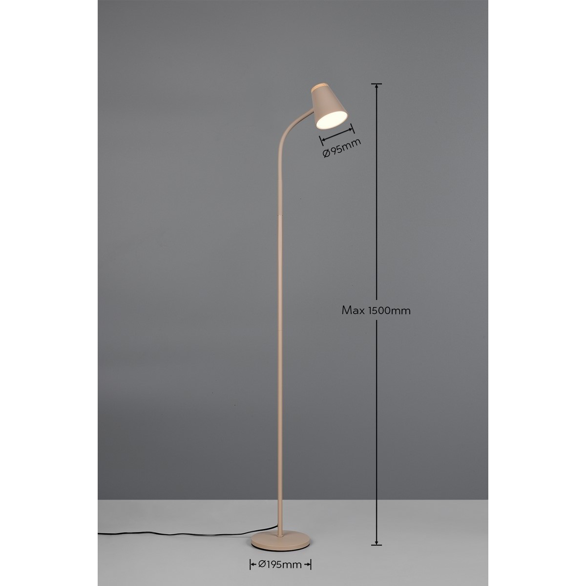 Lampa podłogowa RL PONGO R45831143