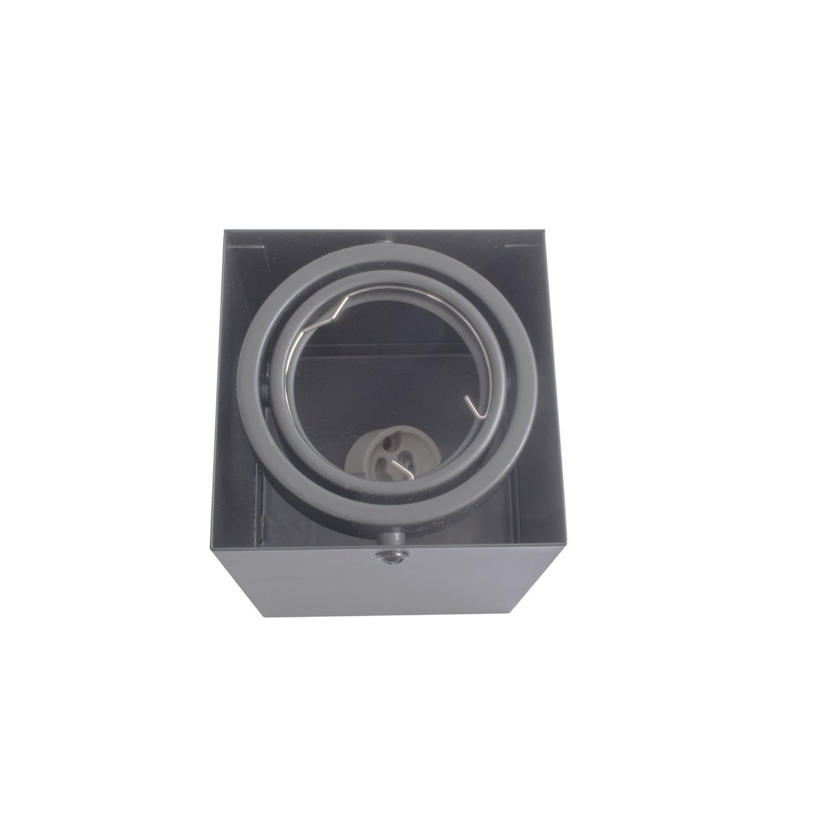 MiLagro LAMPA SUFITOWA BLOCCO SZARY 1x7W GU10 LED ML835