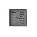 MiLagro LAMPA SUFITOWA BLOCCO SZARY 1x7W GU10 LED ML835