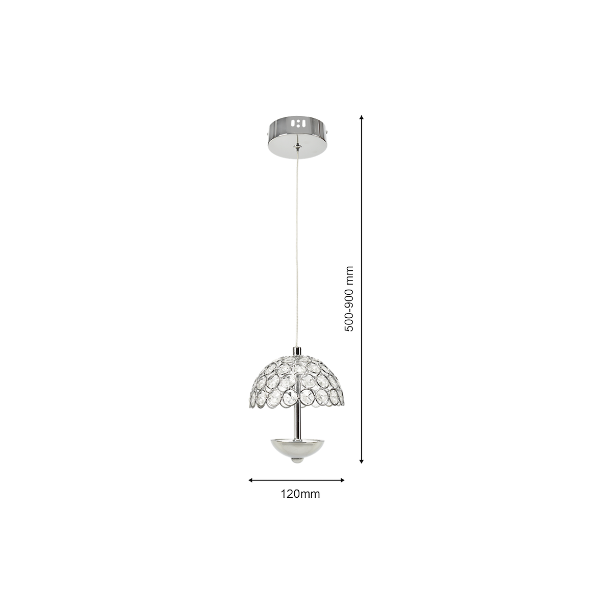 MiLagro LAMPA WISZĄCA VENUS 1x5W LED ML314