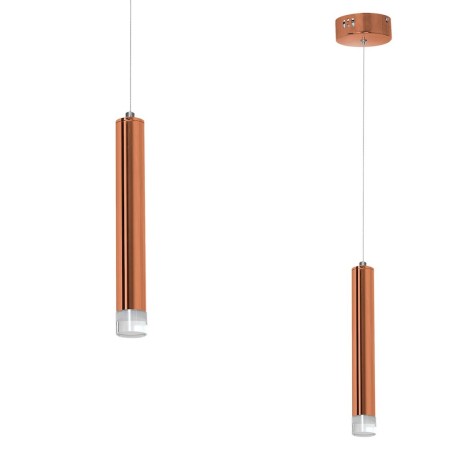 MiLagro ML984 lampa COPPER LED industrial eleganckie oświetlenie
