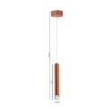 MiLagro ML984 lampa COPPER LED industrial eleganckie oświetlenie