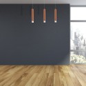 MiLagro ML985 lampa COPPER 3 LED premium oświetlenie