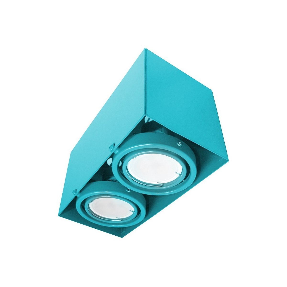 MiLagro LAMPA SUFITOWA BLOCCO TURKUS 2x7W GU10 LED ML845