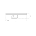 MiLagro ML028 kinkiet SHINE LED 30cm stylowe lampy sufitowe