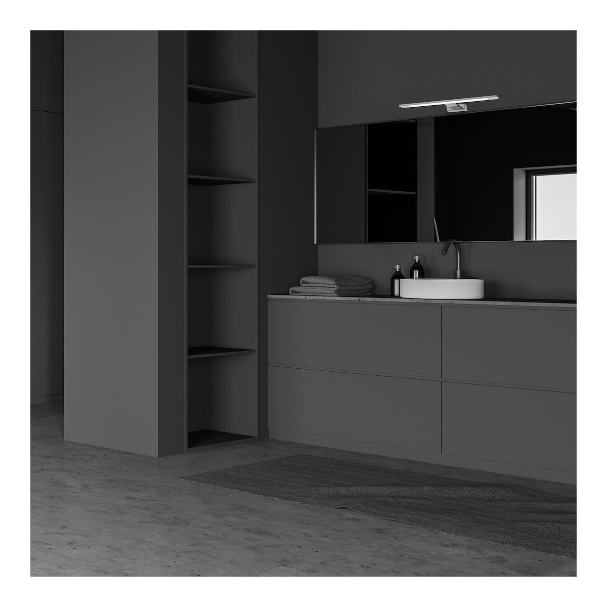 MiLagro Kinkiet SHINE CHROME 40cm 7W LED ML030