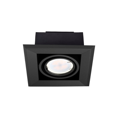 MiLagro Lampa Podtynkowa Blocco 1x7W GU10 Led Czarny ML472