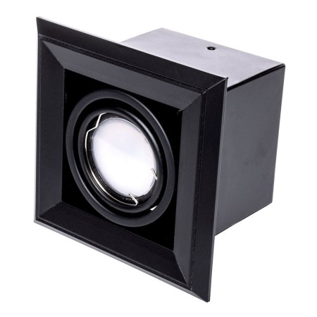 MiLagro Lampa Podtynkowa Blocco 1x7W GU10 Led Czarny ML472