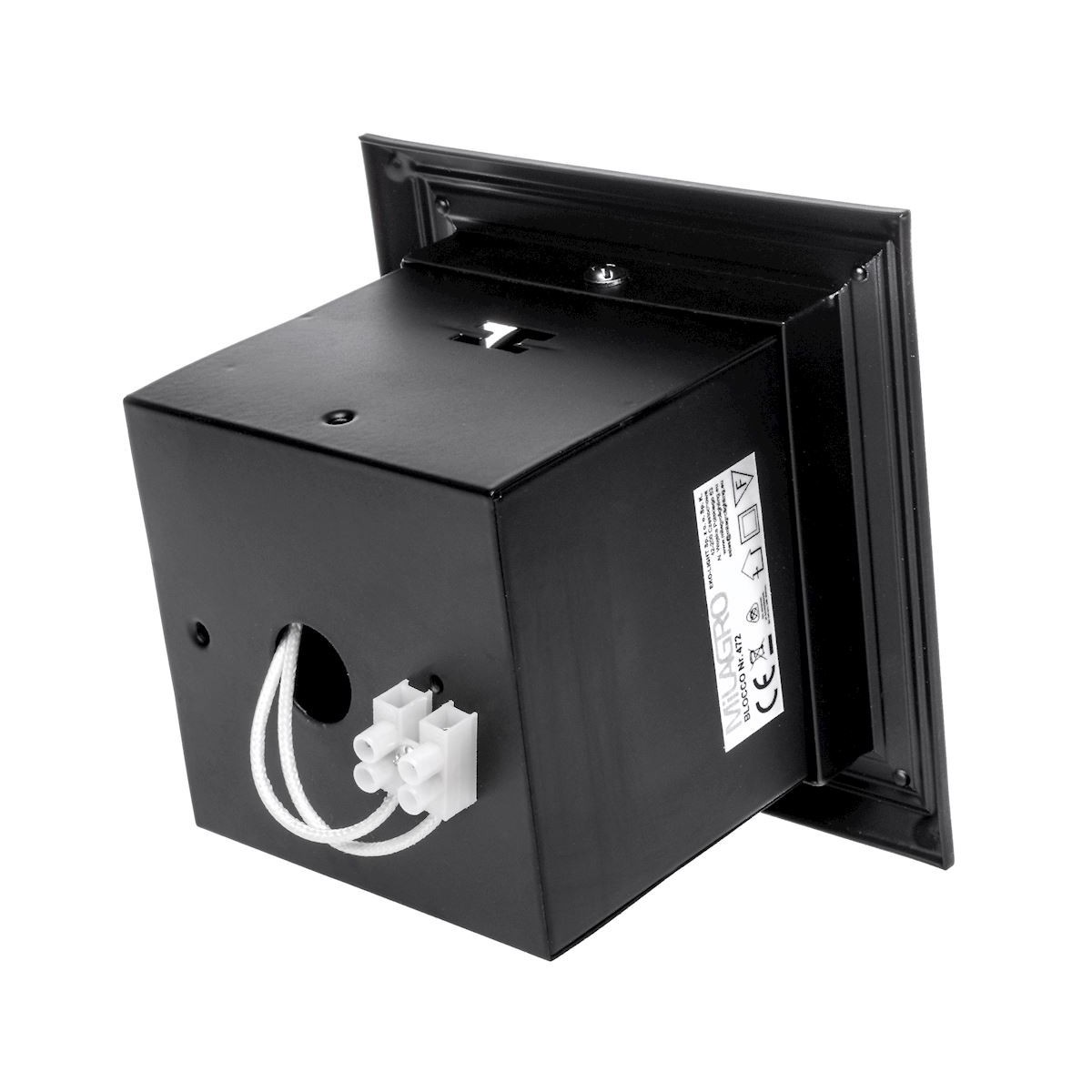 MiLagro Lampa Podtynkowa Blocco 1x7W GU10 Led Czarny ML472