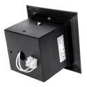 MiLagro Lampa Podtynkowa Blocco 1x7W GU10 Led Czarny ML472