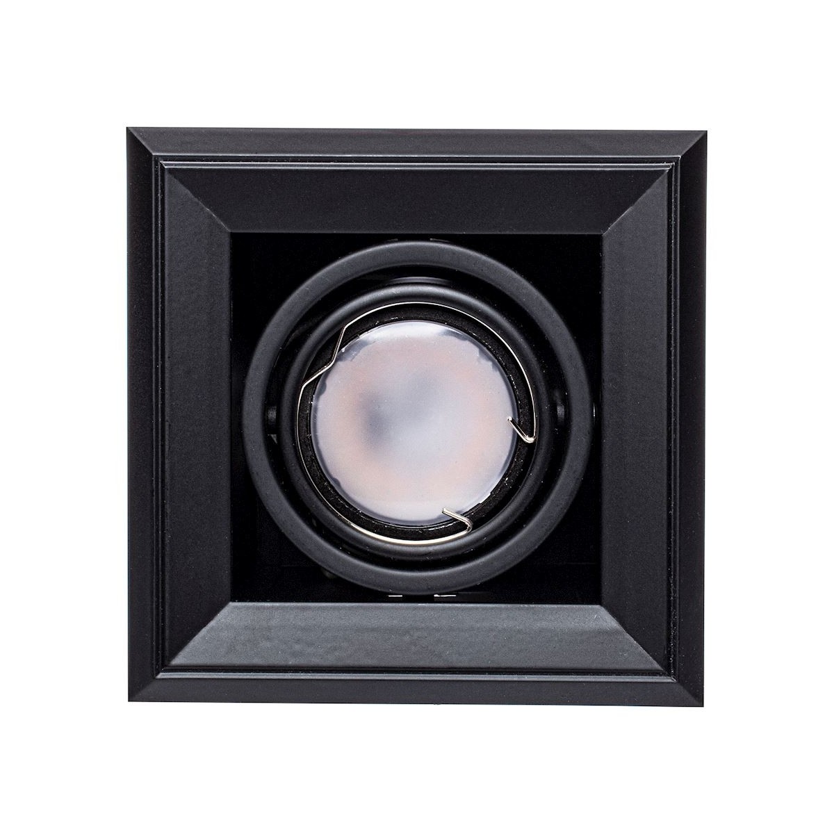 MiLagro Lampa Podtynkowa Blocco 1x7W GU10 Led Czarny ML472