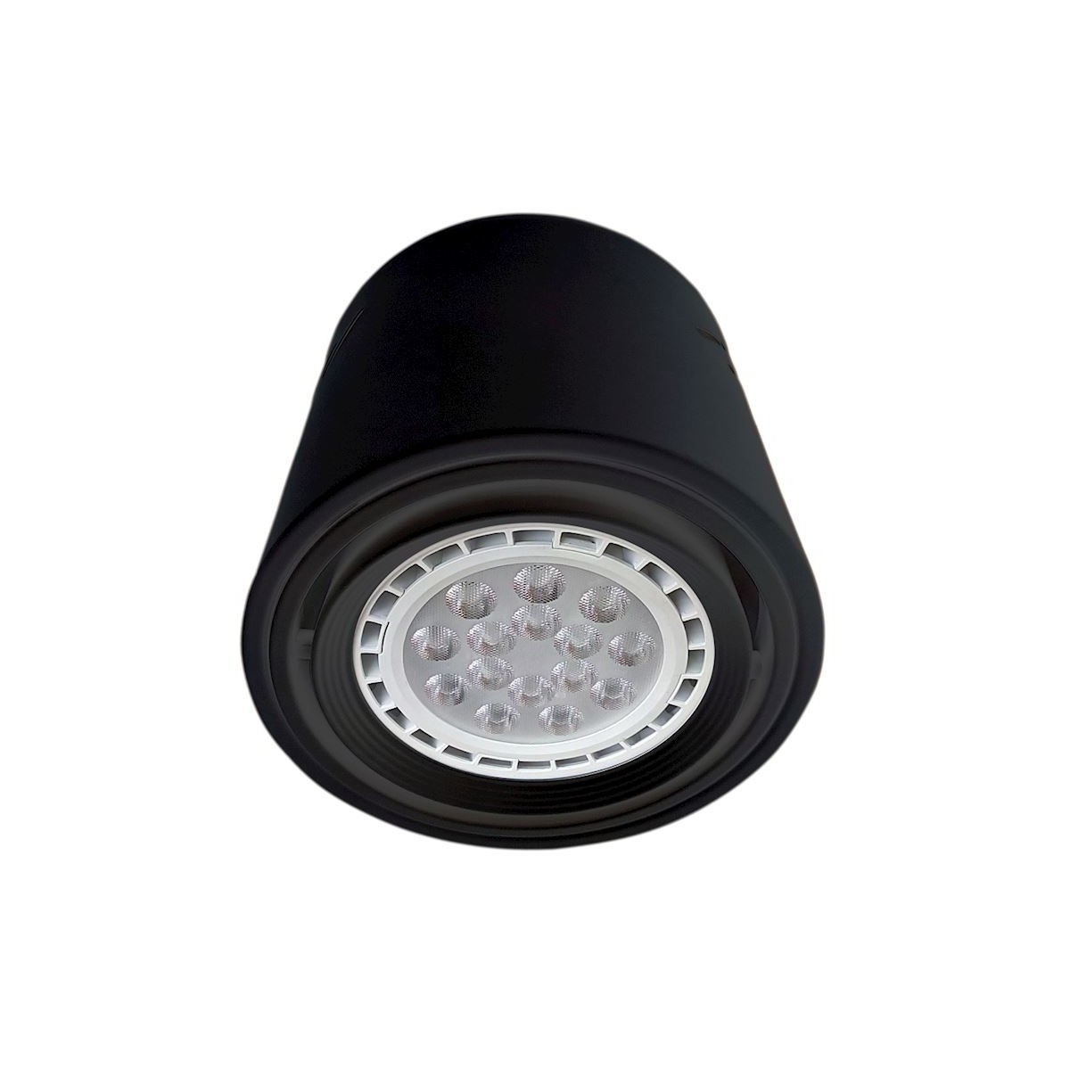 MiLagro LAMPA SUFITOWA TUBO BLACK 1xAR111 (BEZ ŻARÓWKI) ML227