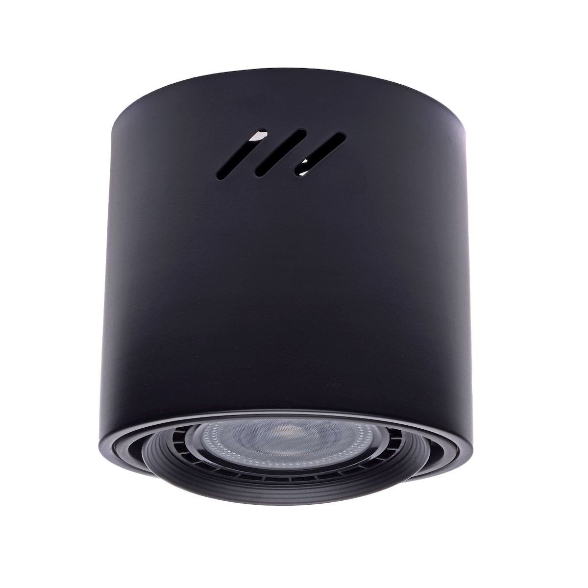 MiLagro LAMPA SUFITOWA TUBO BLACK 1xAR111 (BEZ ŻARÓWKI) ML227