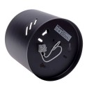 MiLagro LAMPA SUFITOWA TUBO BLACK 1xAR111 (BEZ ŻARÓWKI) ML227