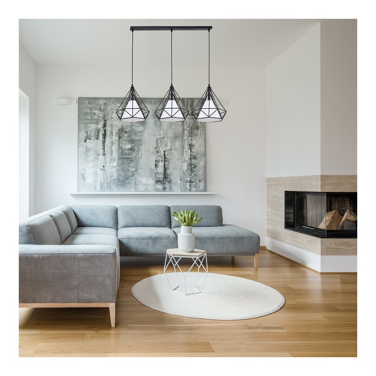 MiLagro ML162 lampa TRIANGOLO 3xE27 premium oświetlenie