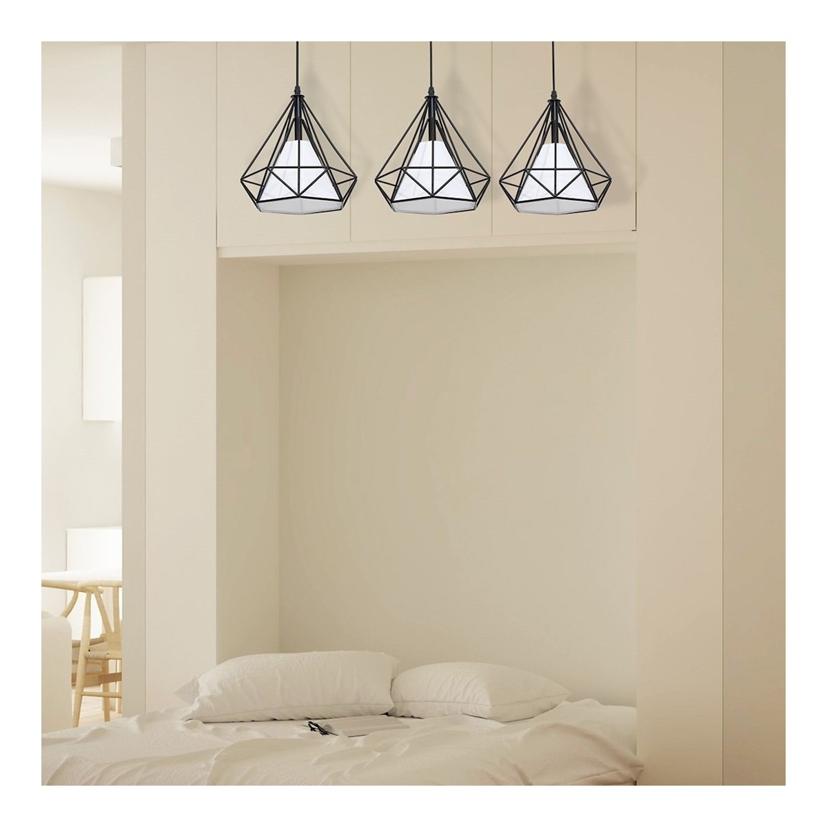 MiLagro ML162 lampa TRIANGOLO 3xE27 premium oświetlenie