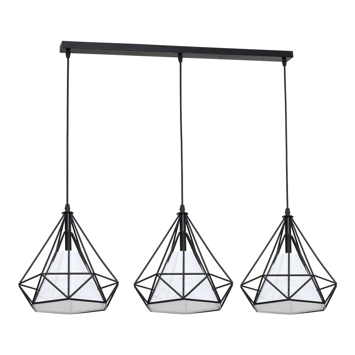 MiLagro Lampa Wisząca TRIANGOLO 3xE27 ML162