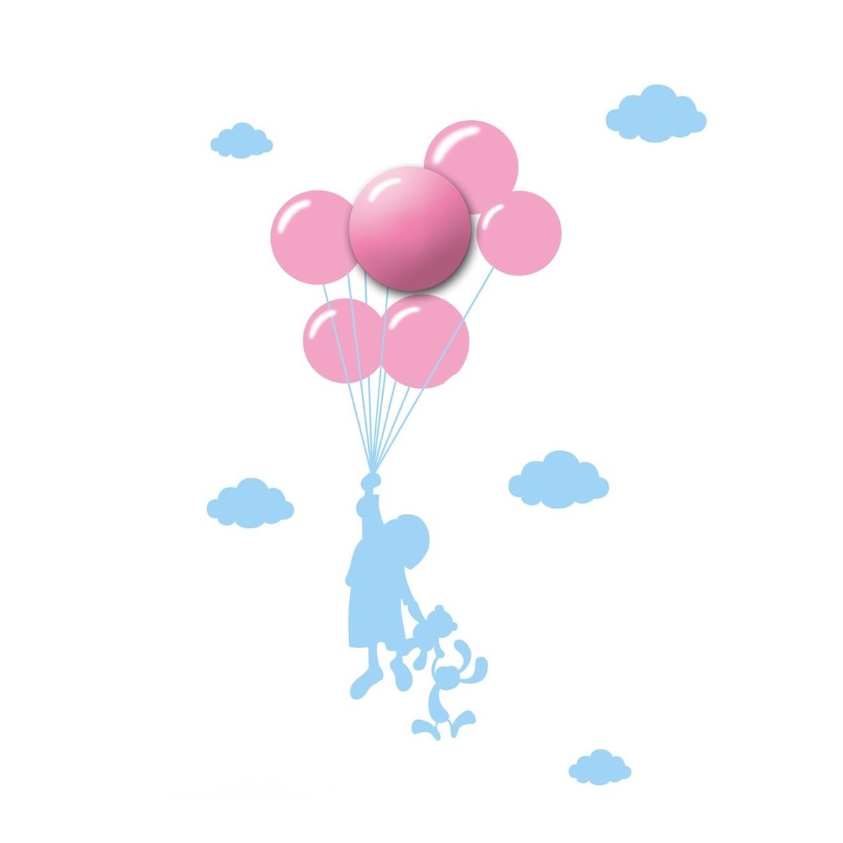 MiLagro Lampka dziecięca BALLOONS 0,6W LED ML142