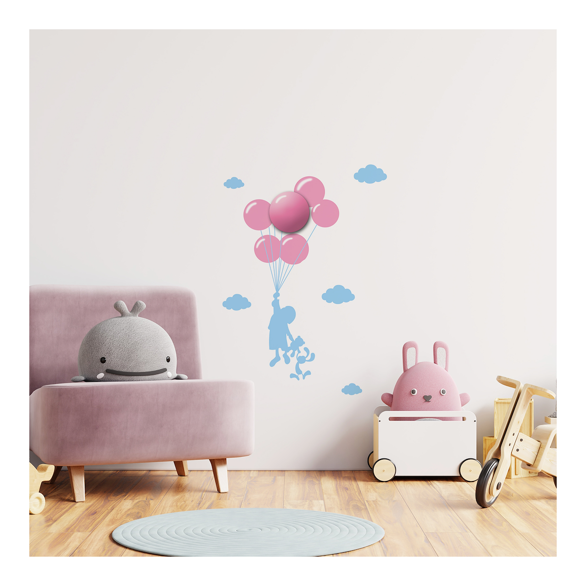 MiLagro Lampka dziecięca BALLOONS 0,6W LED ML142