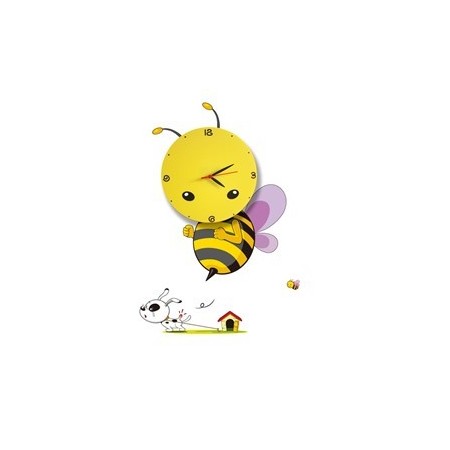 MiLagro Lampka dziecięca BEE LED CLOCK 0,6W LED ML145