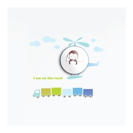 MiLagro Lampka dziecięca HELICOPTER 0,6W LED ML144