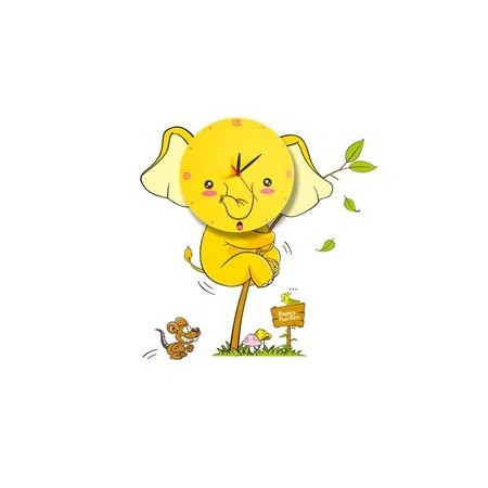 MiLagro Lampka dziecięca ELEPHANT LED CLOCK 0,6W LED ML147