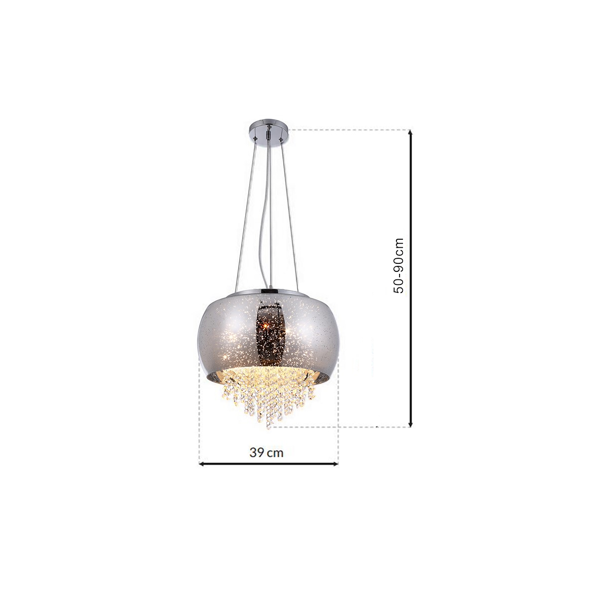 MiLagro LAMPA WISZĄCA STARLIGHT 3xE14 ML241