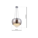 MiLagro ML241 lampa STARLIGHT glamour nowoczesne lampy do wnętrz