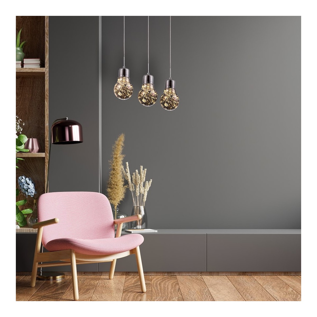 MiLagro LAMPA WISZĄCA BULB 15W LED ML136