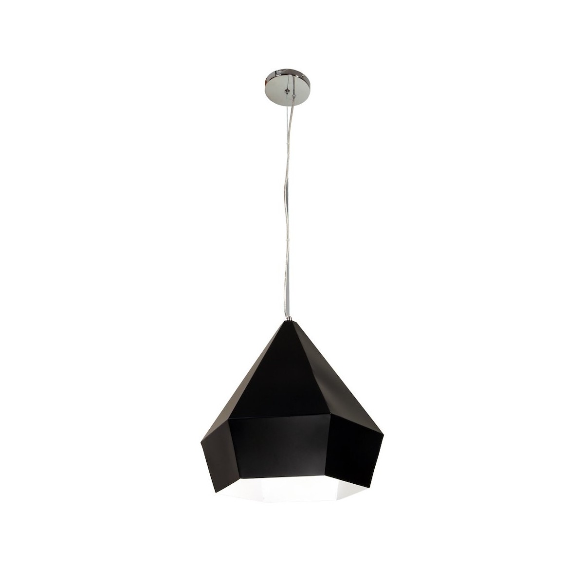 MiLagro Lampa wisząca DIAMANTE BLACK 1xE27 ML300