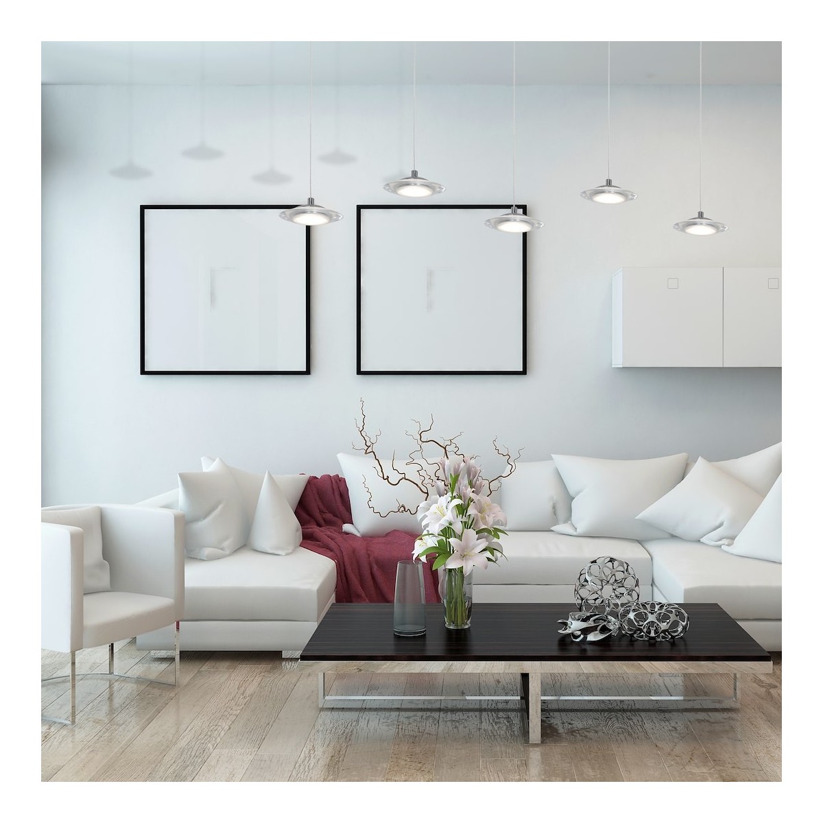 MiLagro LAMPA WISZĄCA ELLIPSE 25W LED ML415