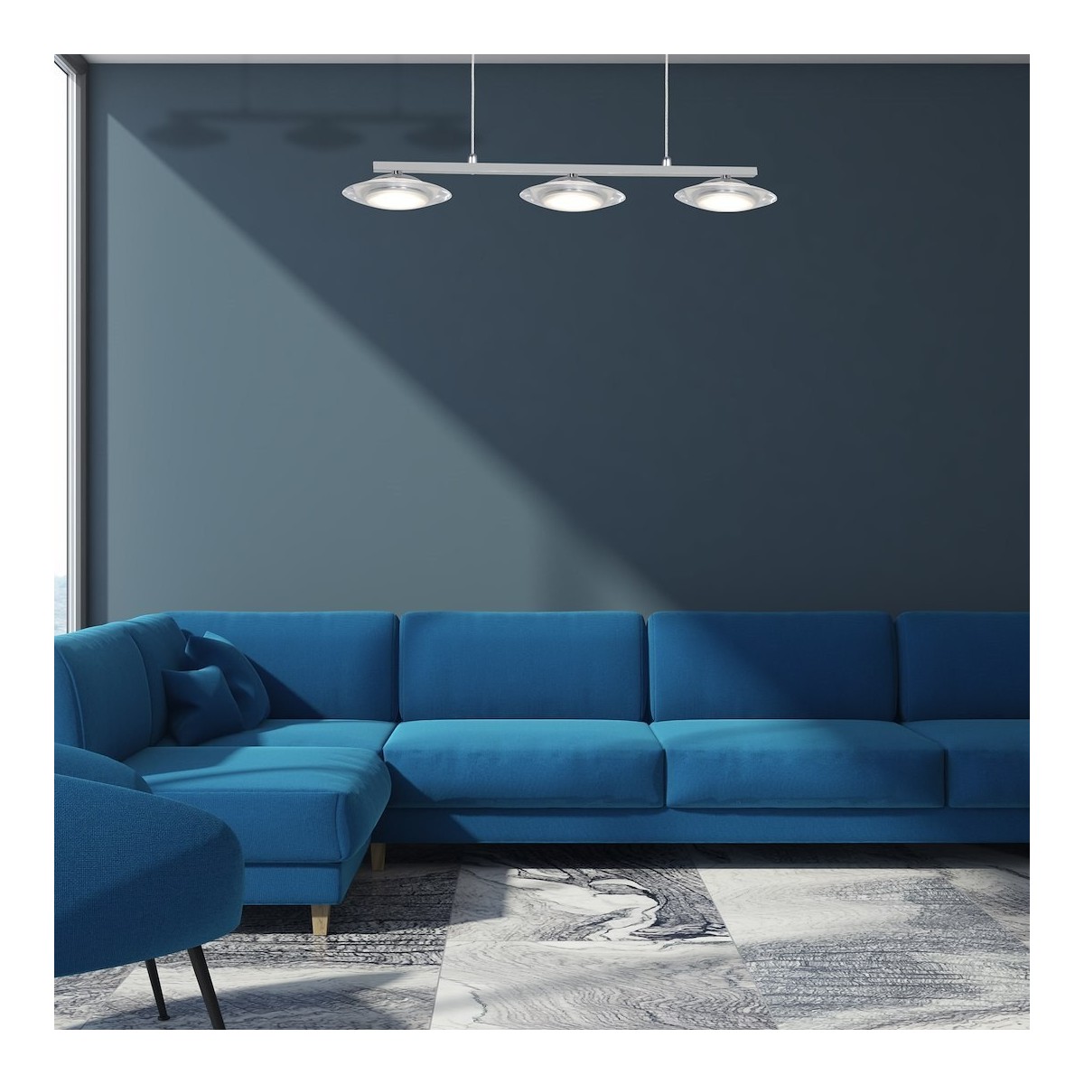 MiLagro ML416 lampa ELLIPSE 3 LED nastrojowe światło