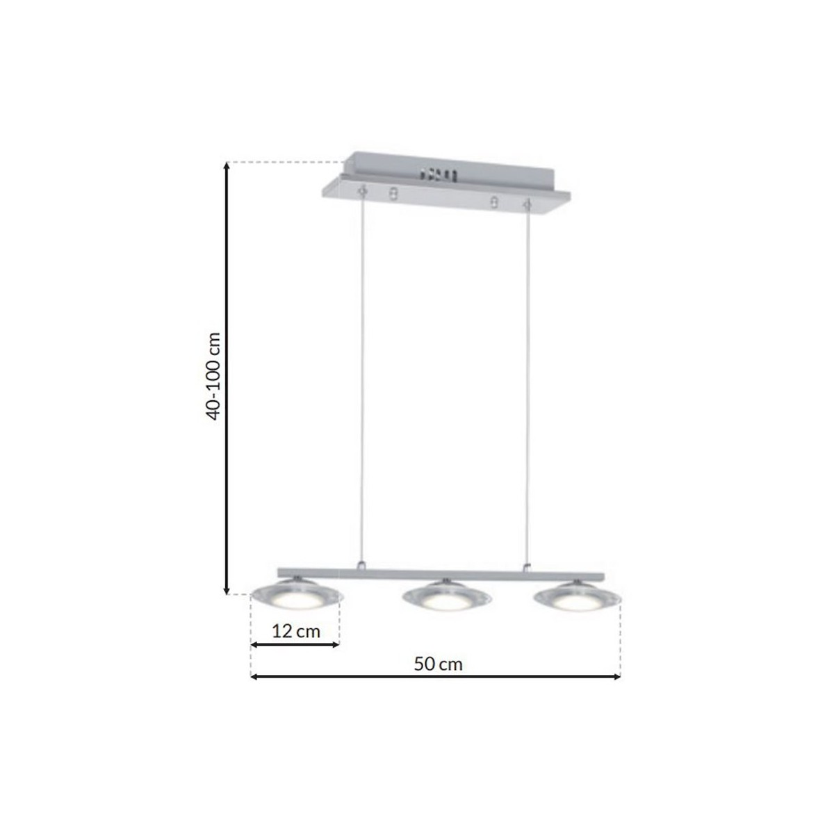 MiLagro LAMPA WISZĄCA ELLIPSE 15W LED ML416