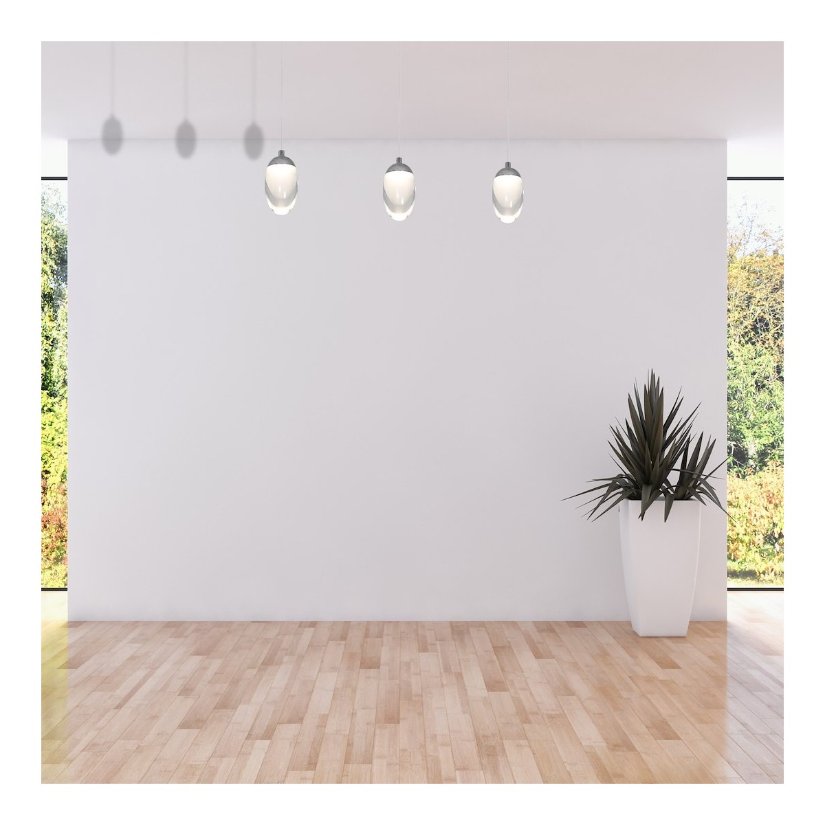 MiLagro LAMPA WISZĄCA OVO 15W LED ML428