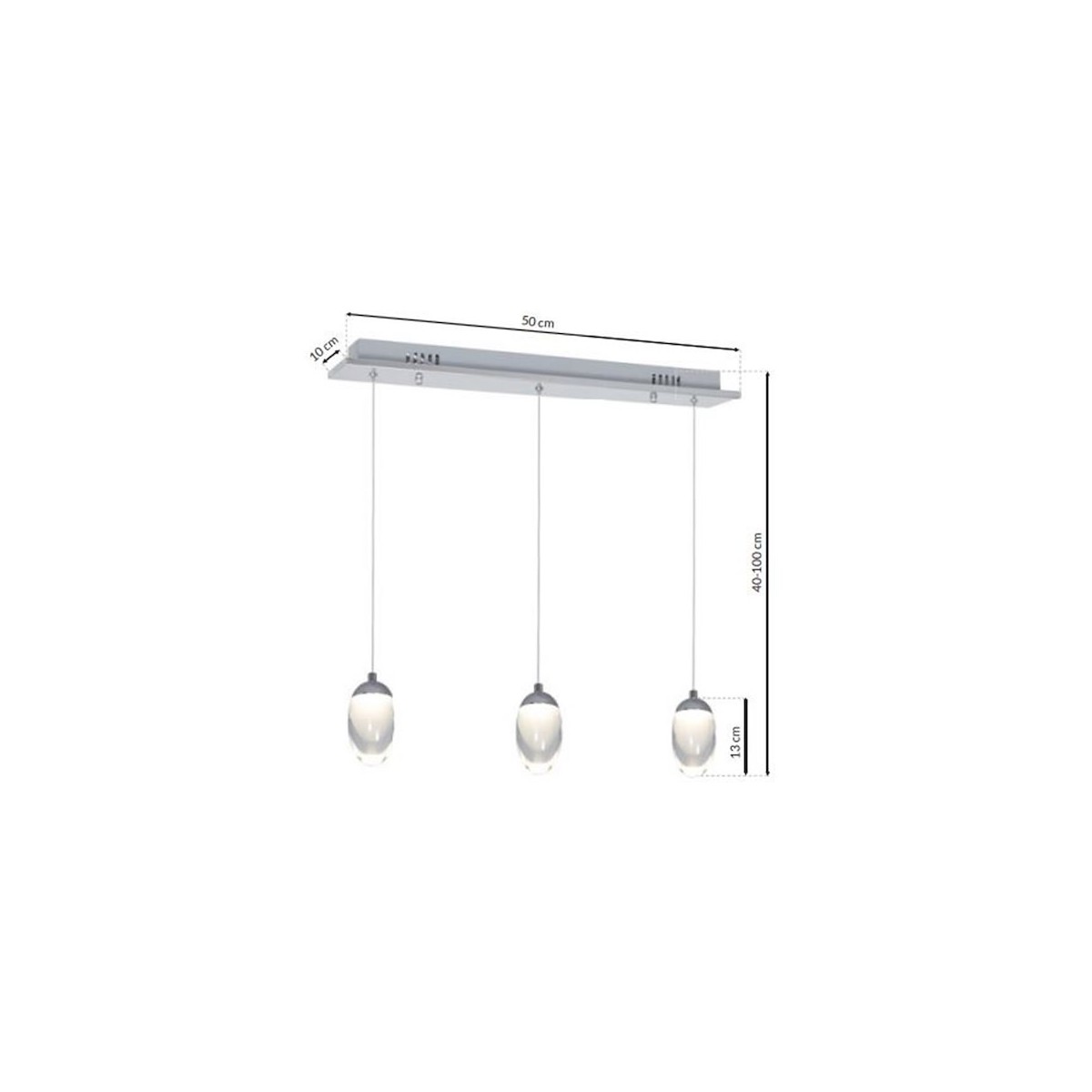 MiLagro LAMPA WISZĄCA OVO 15W LED ML428