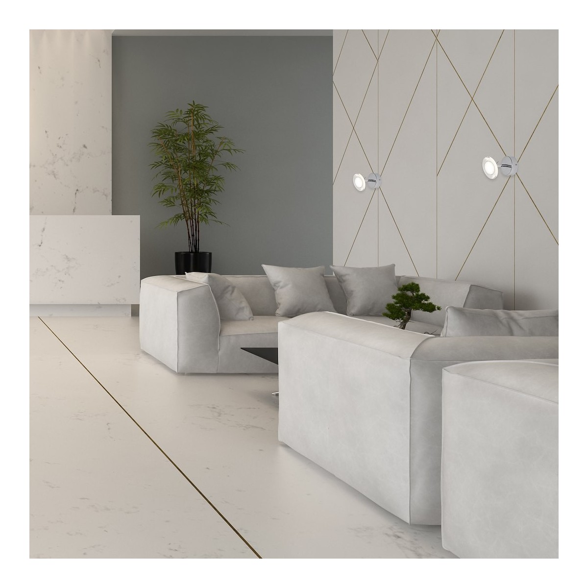 MiLagro ML308 kinkiet ELLIPSE LED klimatyczne oświetlenie