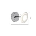 MiLagro ML308 kinkiet ELLIPSE LED klimatyczne oświetlenie