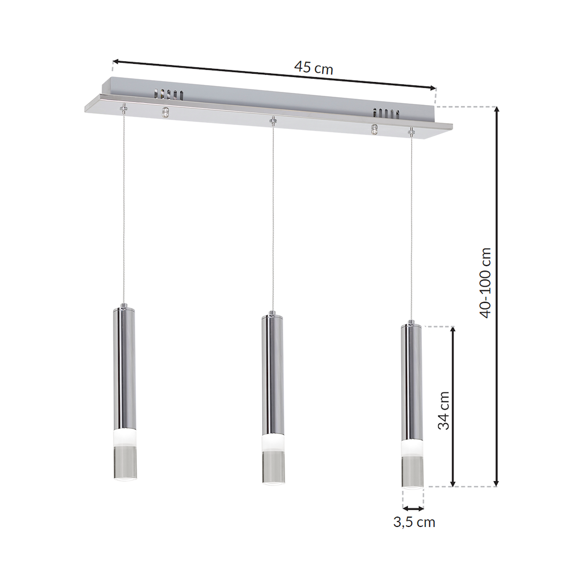 MiLagro ML322 lampa ICE LED nowoczesna światło podkreślające charakte