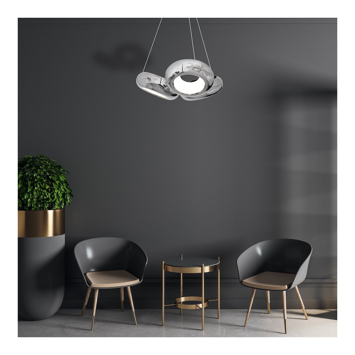 MiLagro ML329 lampa MERCURIO 3 LED oświetlenie klasy premium